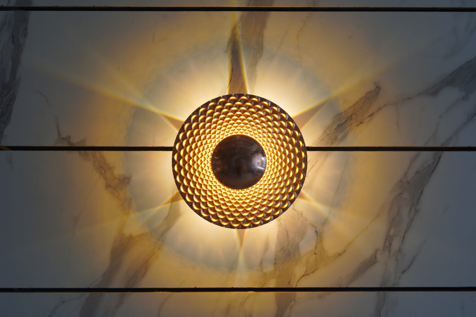 Metal body 5 eye Rosegold colour trio colours